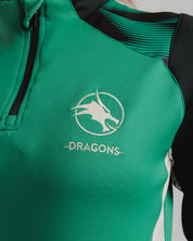 Dragons Netball 2026 Vertex Womens Half Zip Top