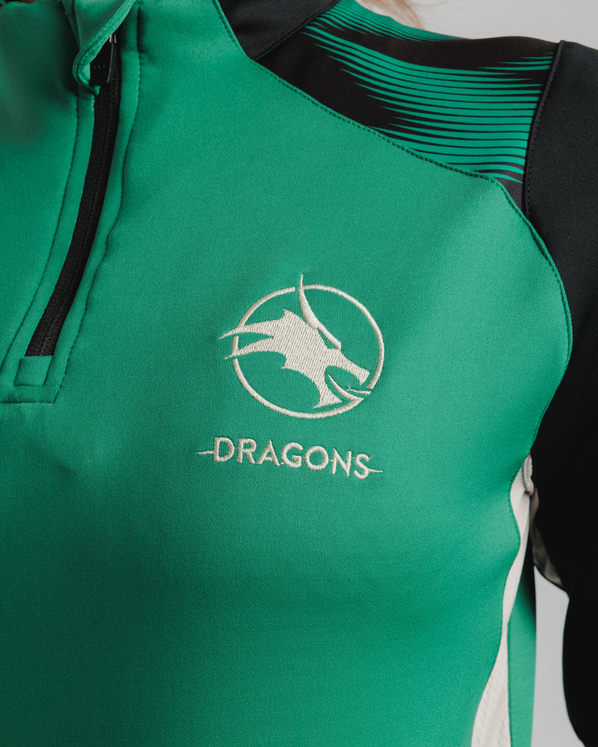 Dragons Netball 2026 Vertex Womens Half Zip Top