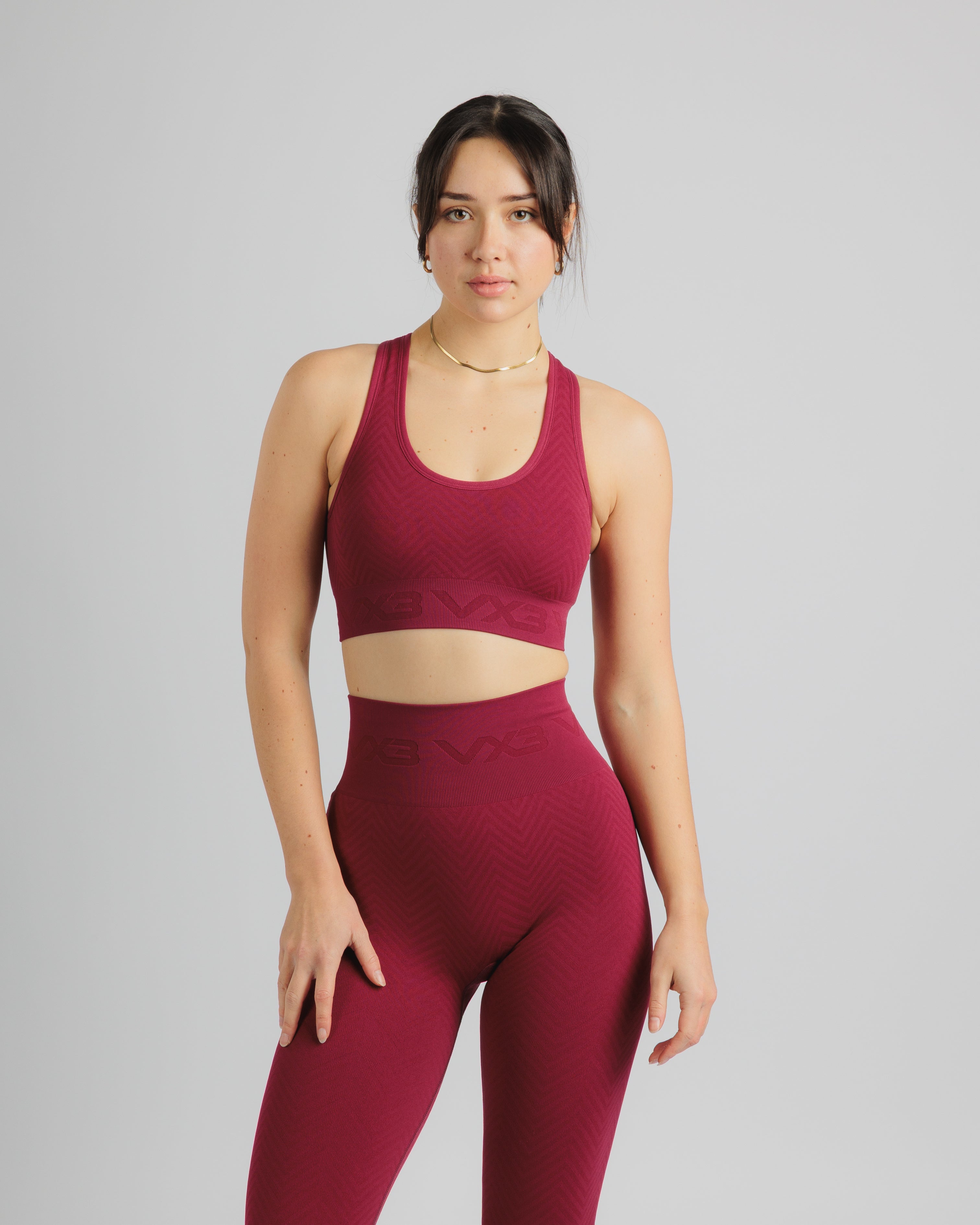 Spira Seamless Bra Wine
