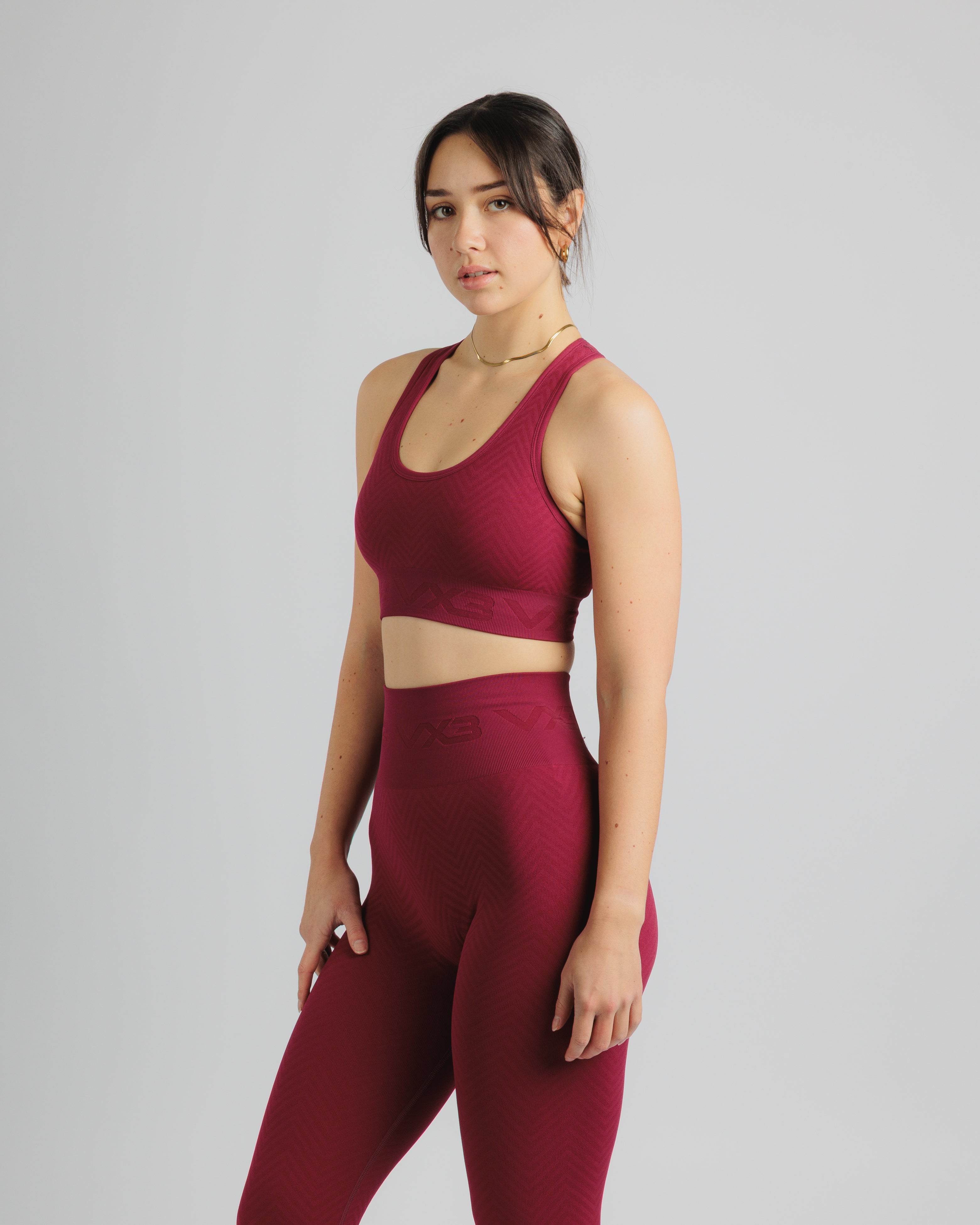 Spira Seamless Bra Wine