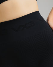 Spira Seamless Cycling Shorts - Black