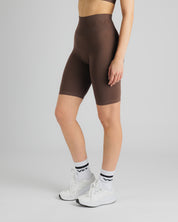 Spira Seamless Cycling Shorts - Chocolate