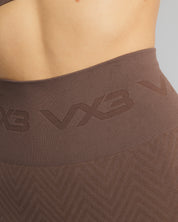 Spira Seamless Cycling Shorts - Chocolate