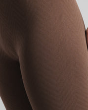 Spira Seamless Cycling Shorts - Chocolate