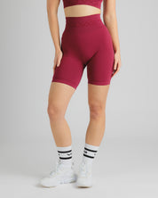 Spira Seamless Cycling Shorts - Wine