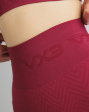 Spira Seamless Cycling Shorts - Wine
