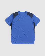 Vertex Tee -Royal/Navy/White
