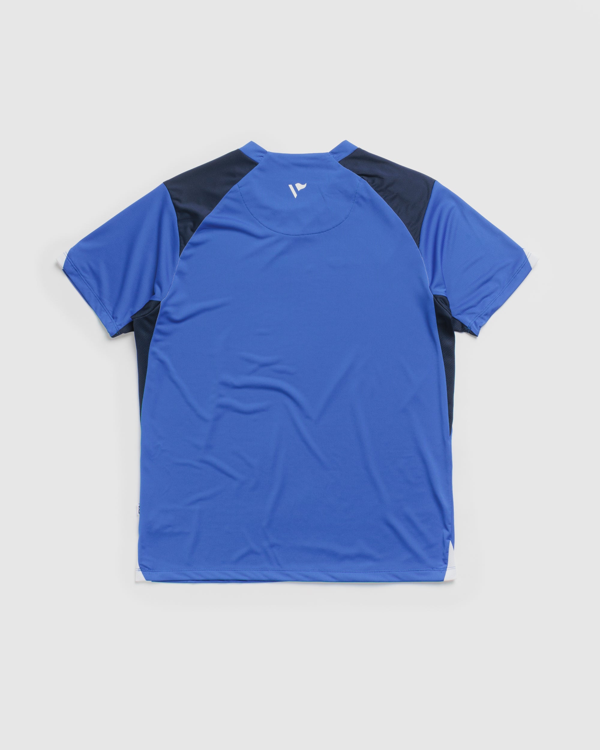 Vertex Tee -Royal/Navy/White