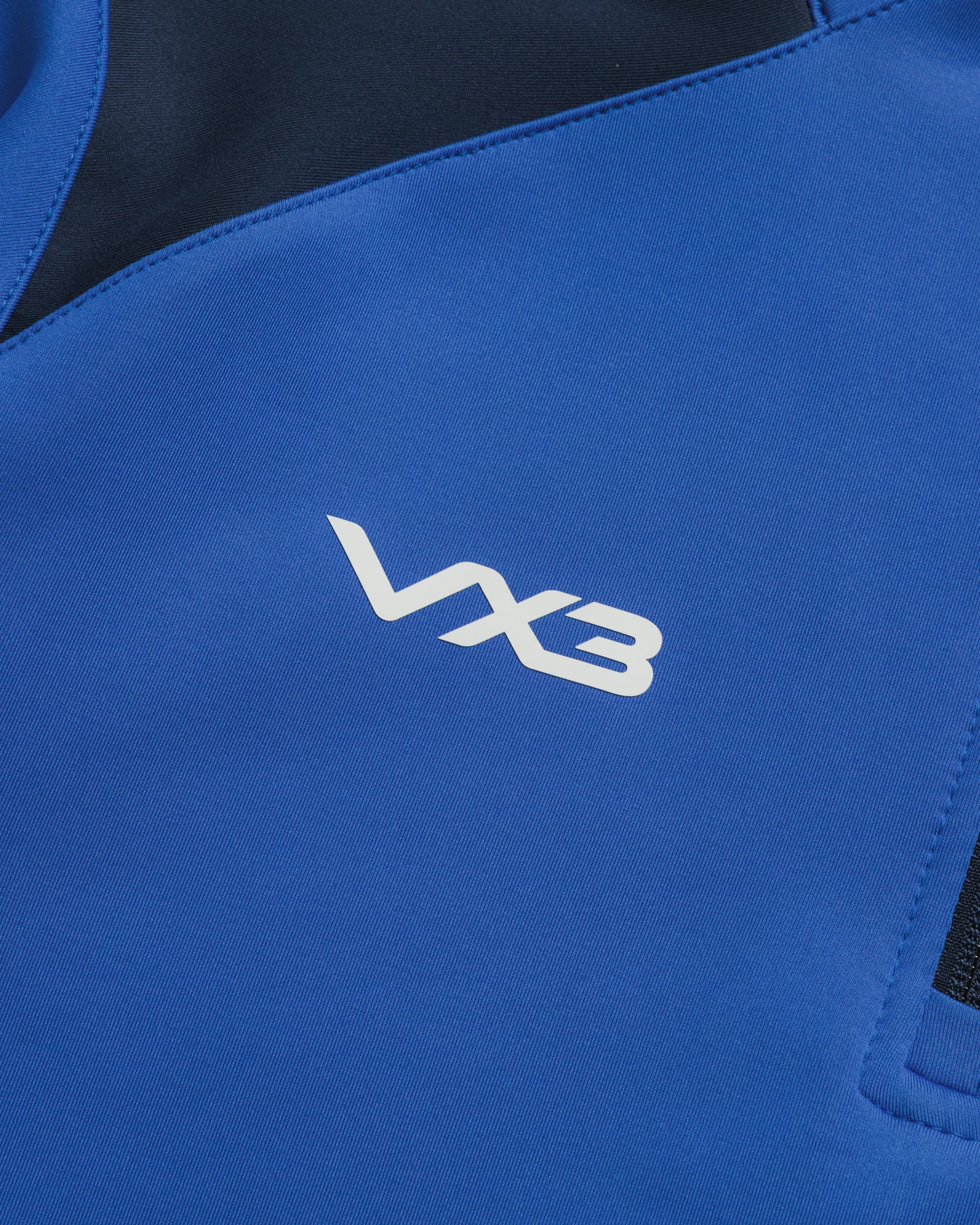 Vertex Quarter Zip - Royal Navy White