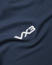 Vertex Tee -Navy/Grey/White