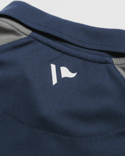 Vertex Polo -Navy/Grey/White