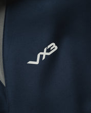 Vertex Hoodie -Navy/Grey/White