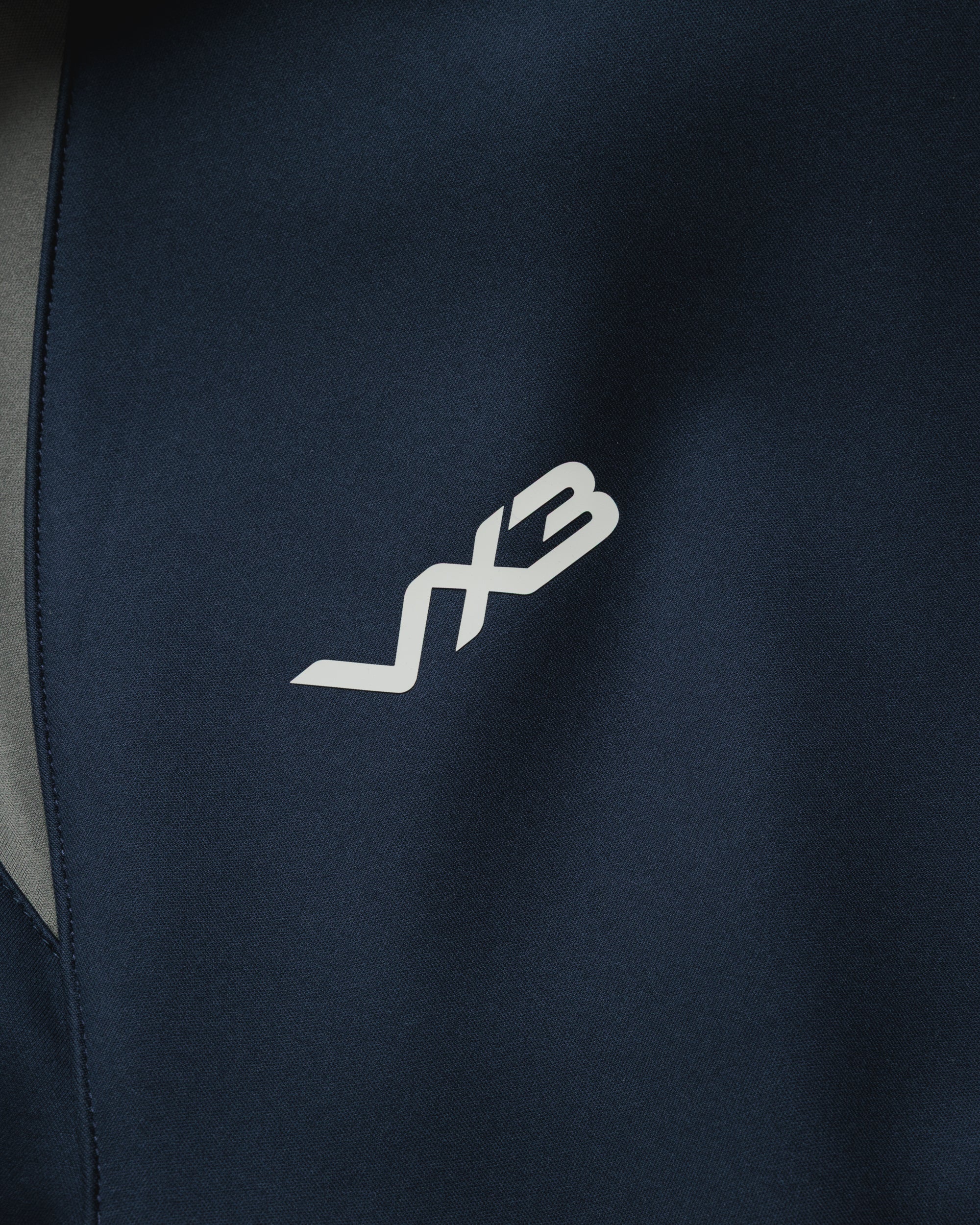 Vertex Hoodie -Navy/Grey/White