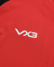 Vertex Tee -Red/Black/White