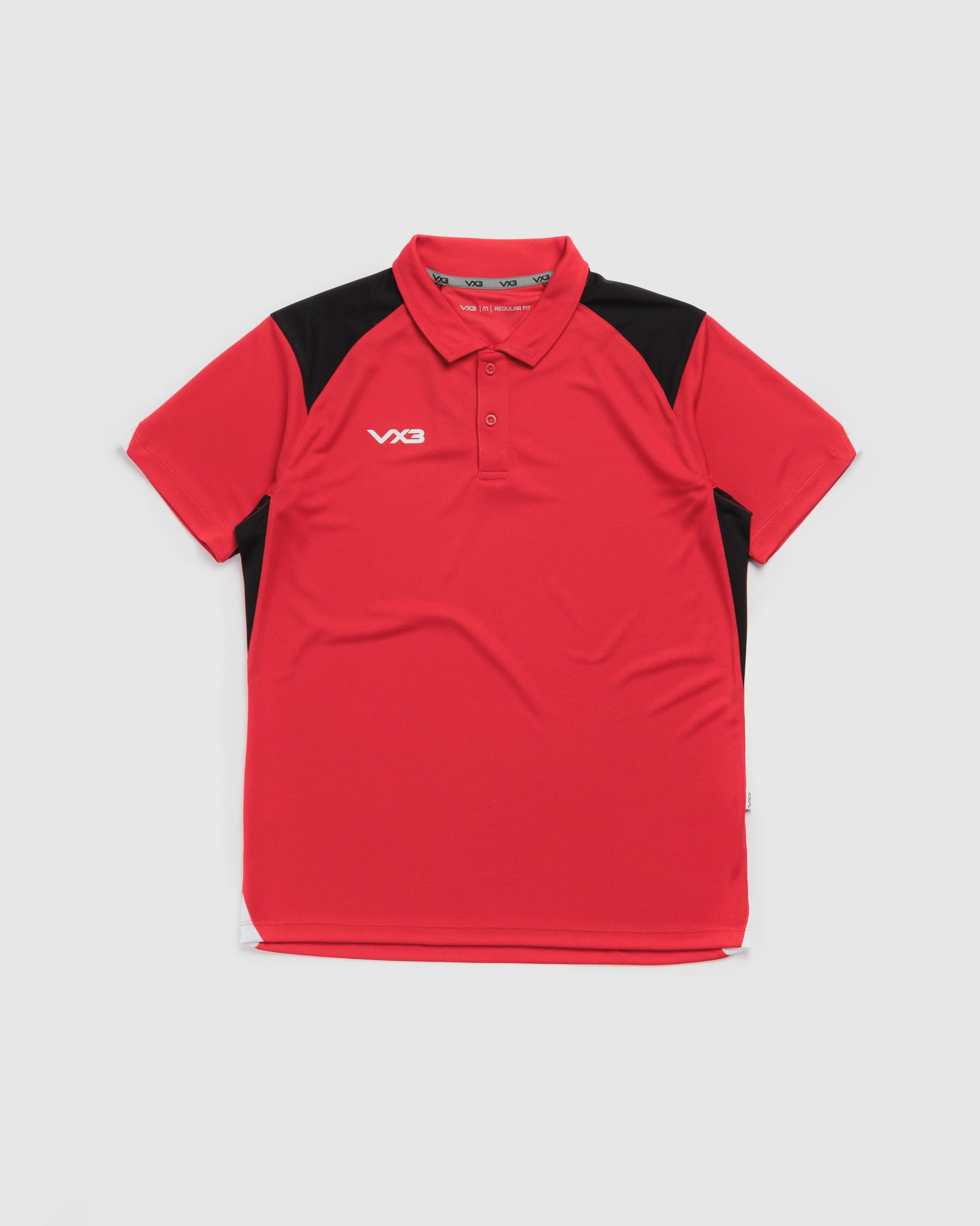 Vertex Polo - Red/Black/White