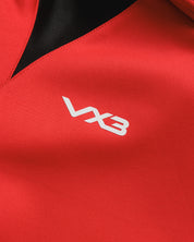 Vertex Hoodie -Red/Black/White