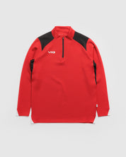 Vertex Quarter Zip -Red/Black/White