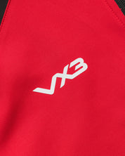 Vertex Quarter Zip -Red/Black/White