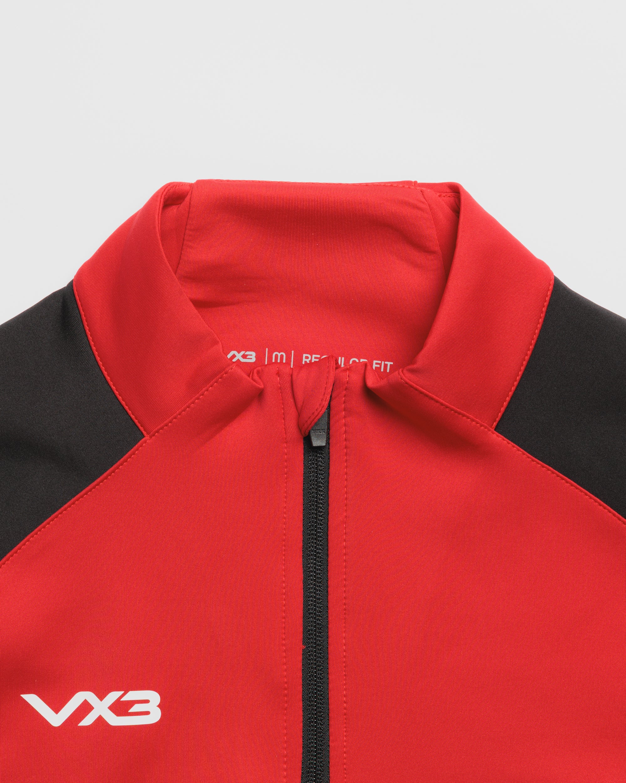 Vertex Quarter Zip -Red/Black/White
