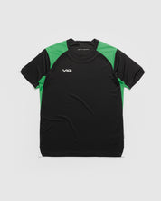 Vertex Tee -Black/Emerald/White