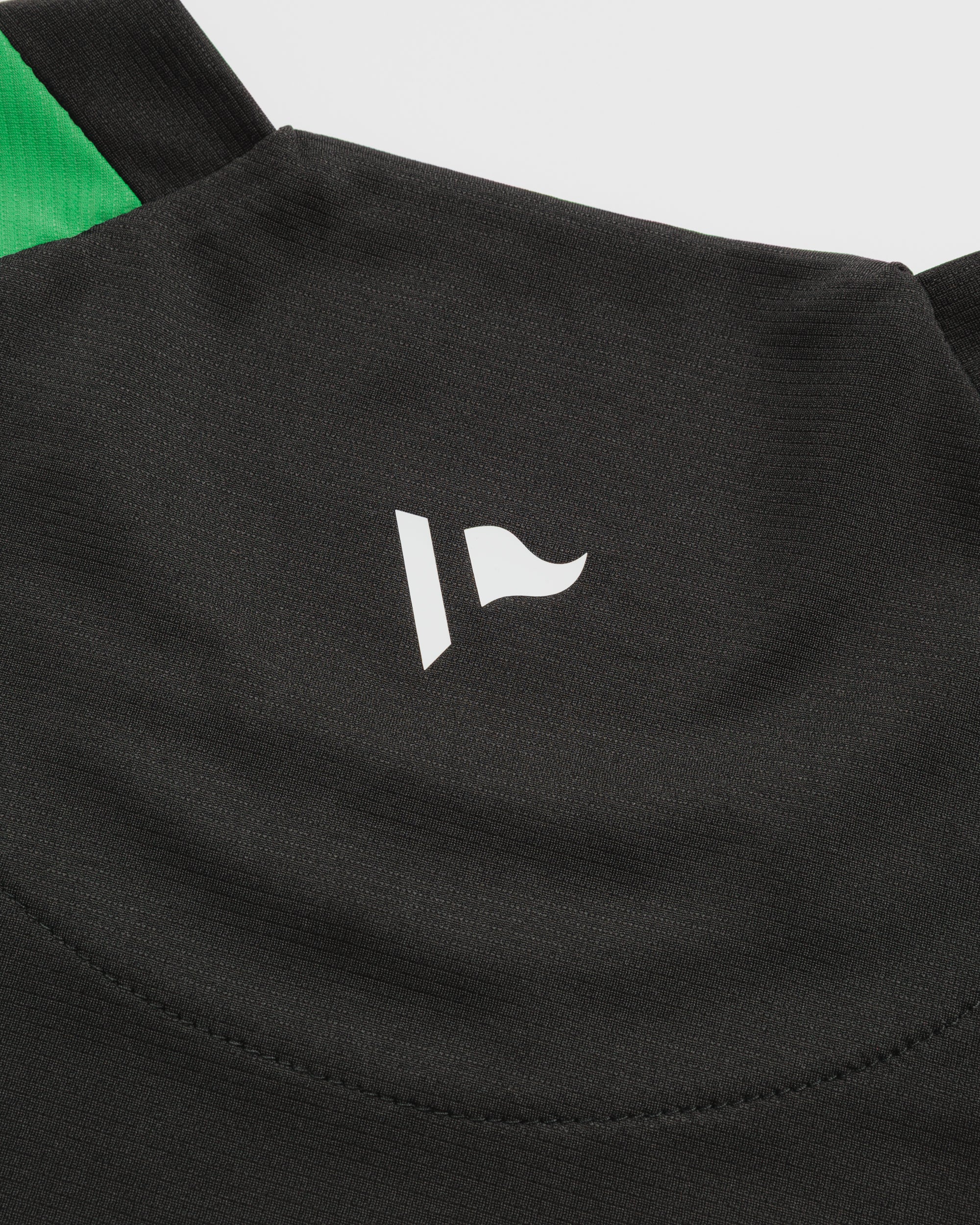 Vertex Tee -Black/Emerald/White