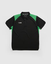 Vertex Polo -Black/Emerald/White