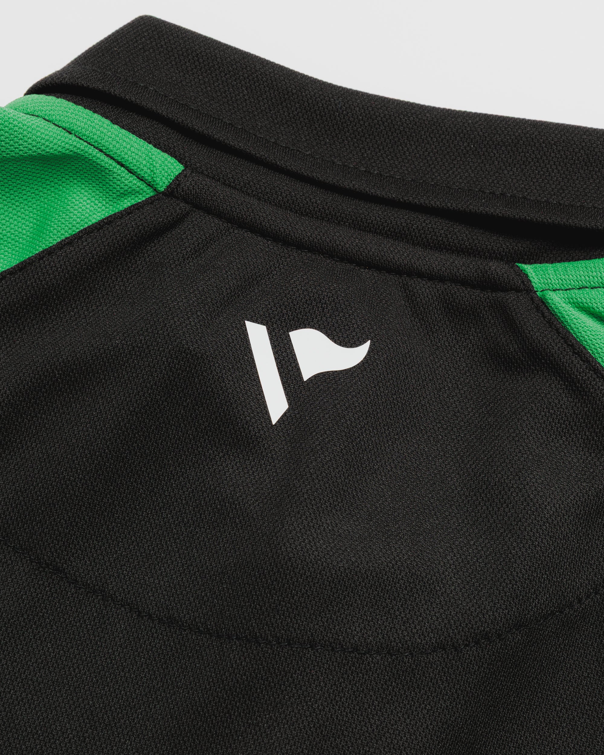 Vertex Polo -Black/Emerald/White