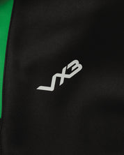 Vertex Hoodie -Black/Emerald/White