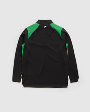 Vertex Quarter Zip -Black/Emerald/White