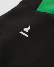 Vertex Quarter Zip -Black/Emerald/White