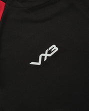 Vertex Tee -Black/Red/White