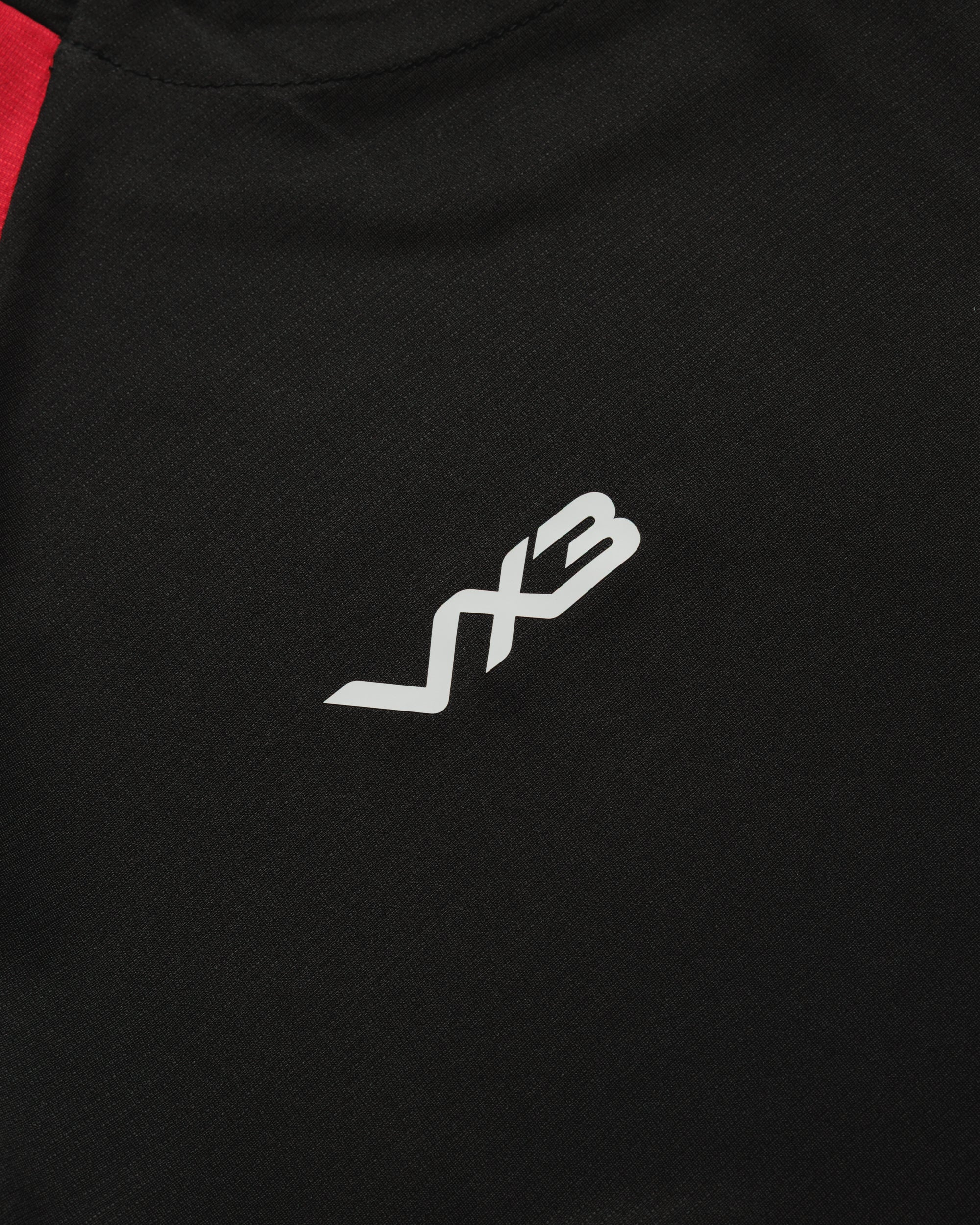 Vertex Tee -Black/Red/White