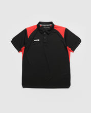 Vertex Polo -Black/Red/White