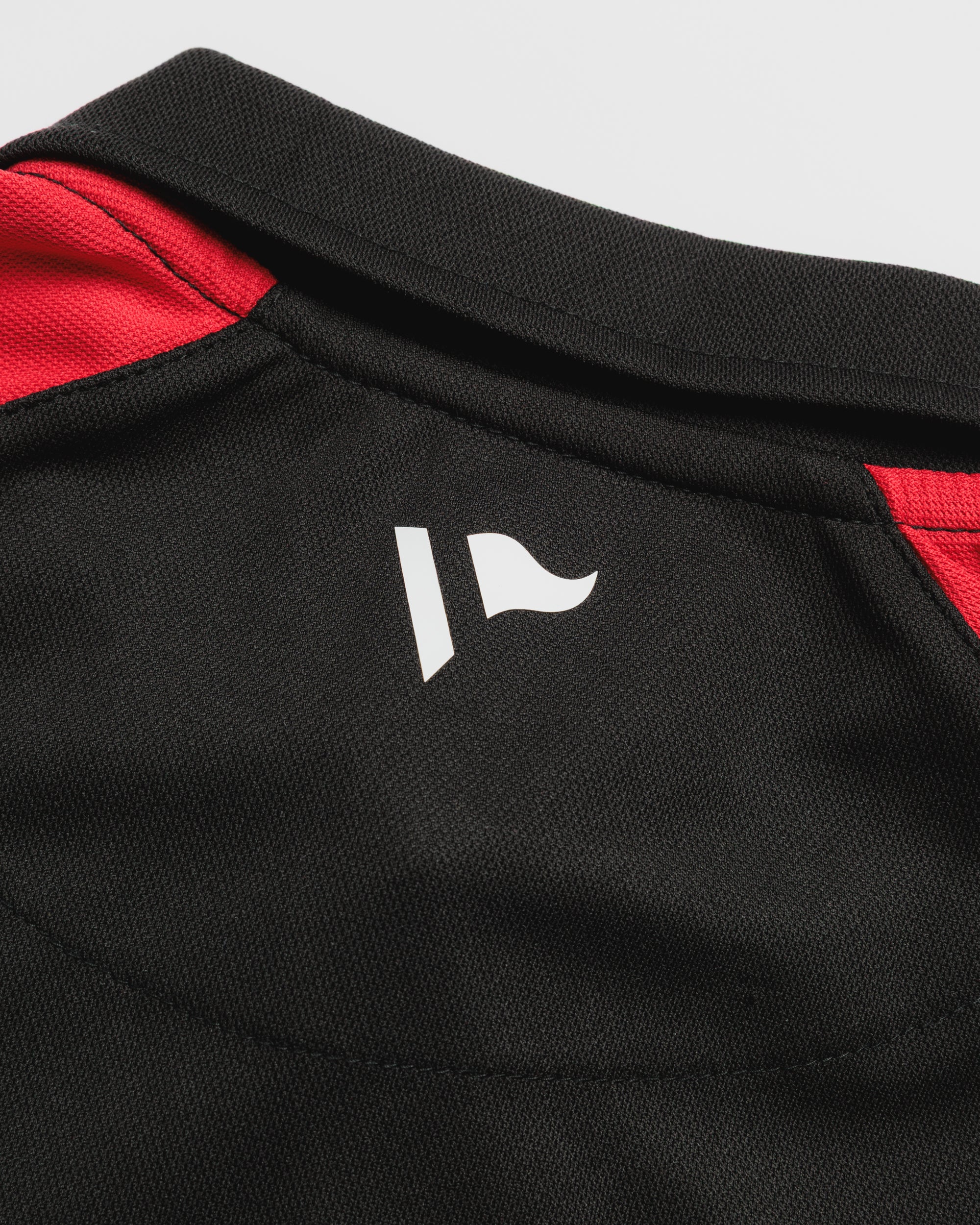Vertex Polo -Black/Red/White