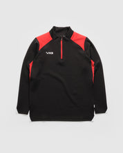 Vertex Quarter Zip -Black/Red/White