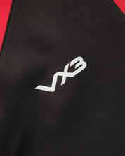 Vertex Quarter Zip -Black/Red/White