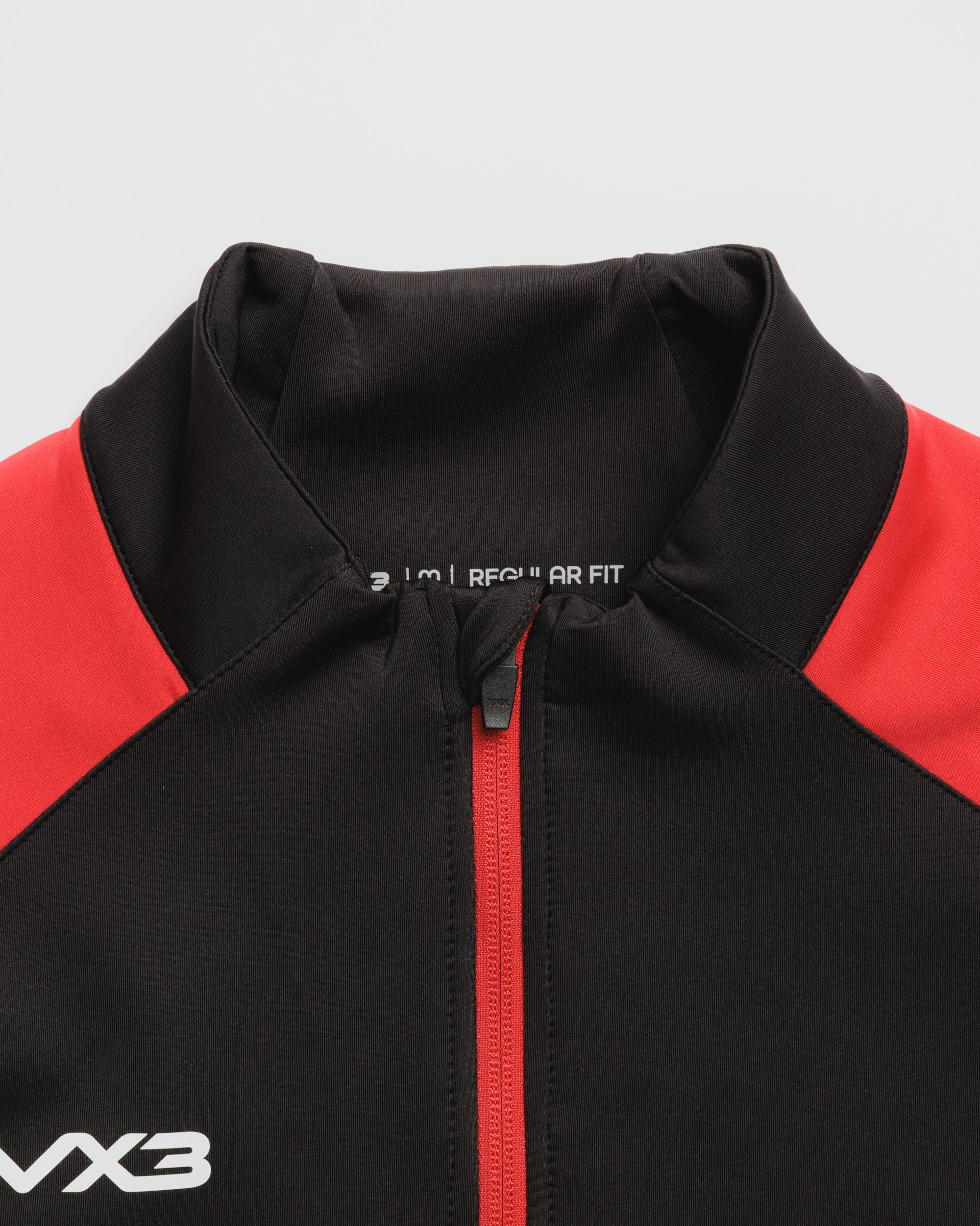 Vertex Quarter Zip -Black/Red/White
