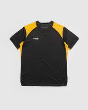 Vertex Tee -Black/Amber/White