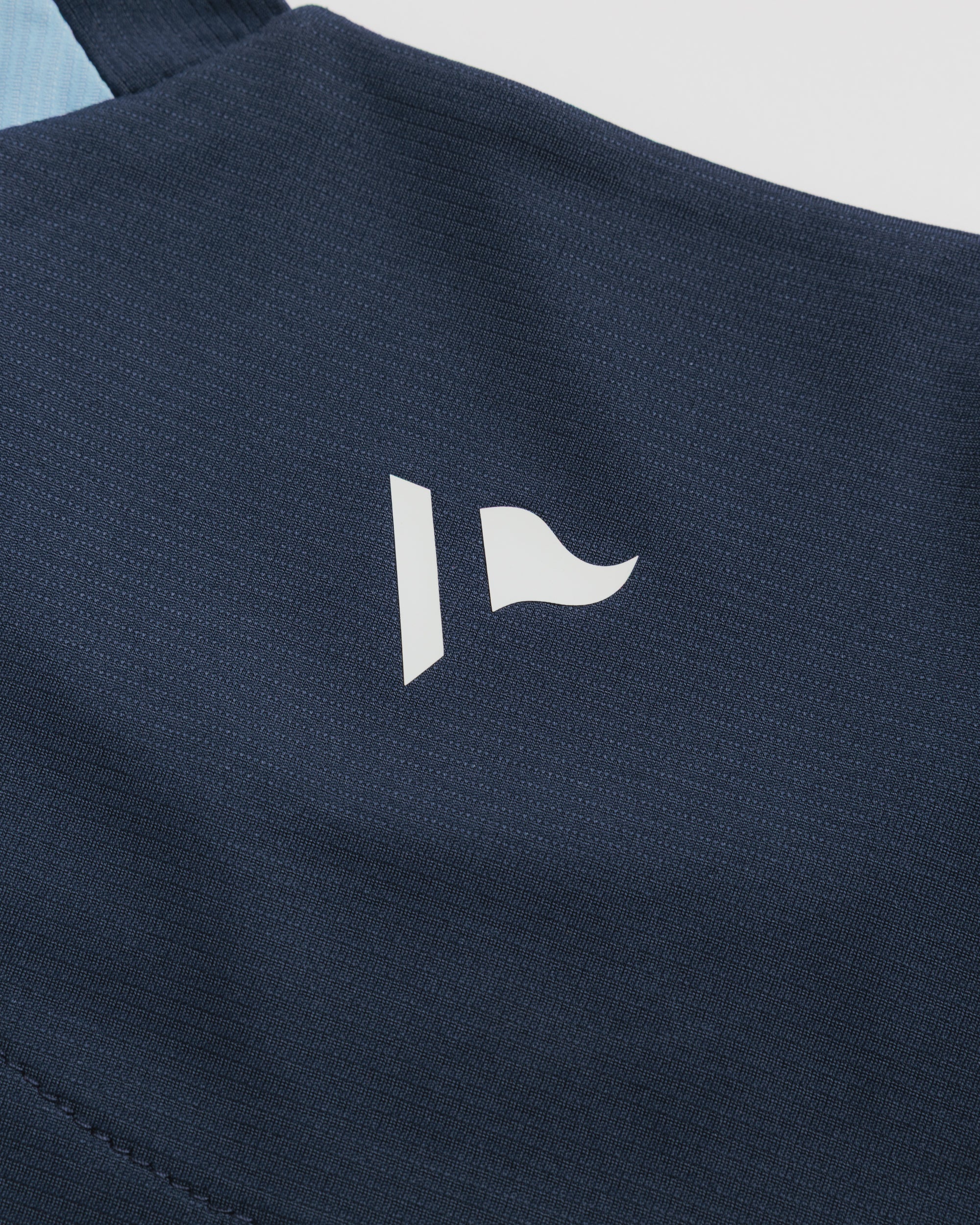 Vertex Tee -Navy/Sky/White