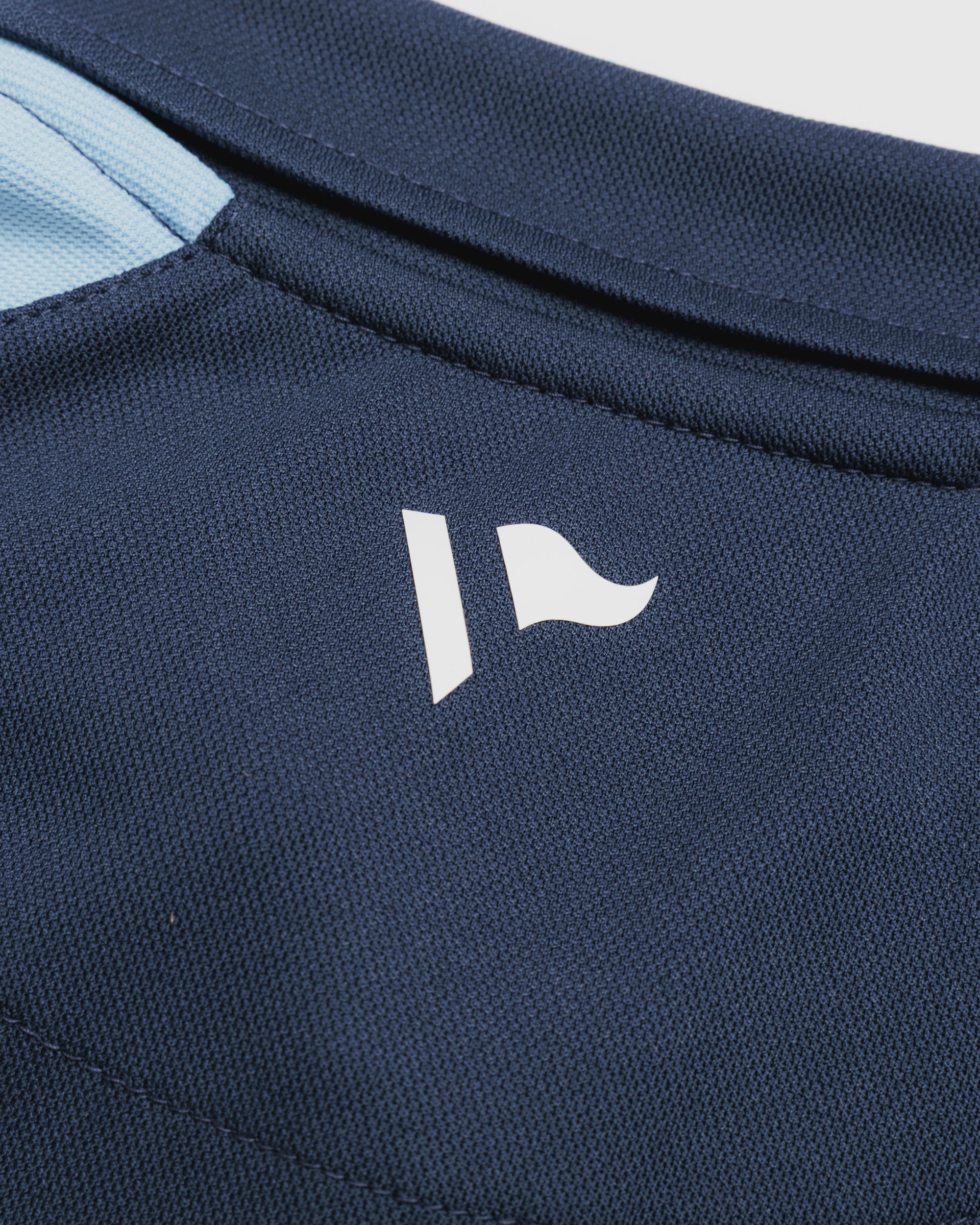Vertex Polo -Navy/Sky/White