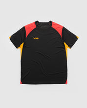 Vertex Tee -Black/Red/Amber
