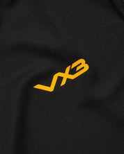 Vertex Polo -Black/Red/Amber