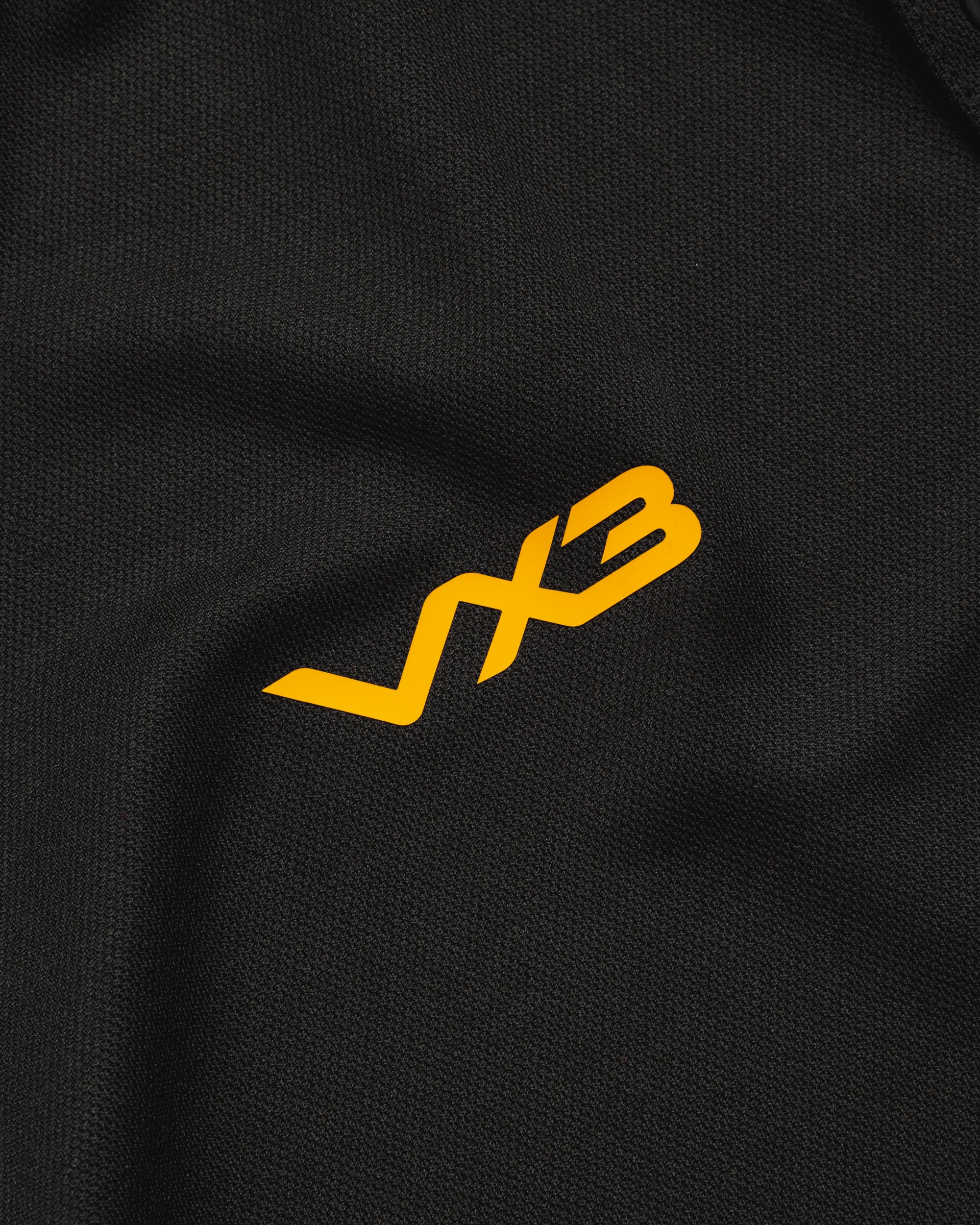 Vertex Polo -Black/Red/Amber
