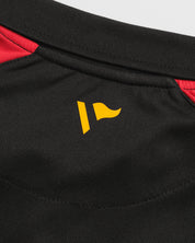 Vertex Polo -Black/Red/Amber