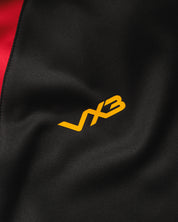 Vertex Hoodie -Black/Red/Amber