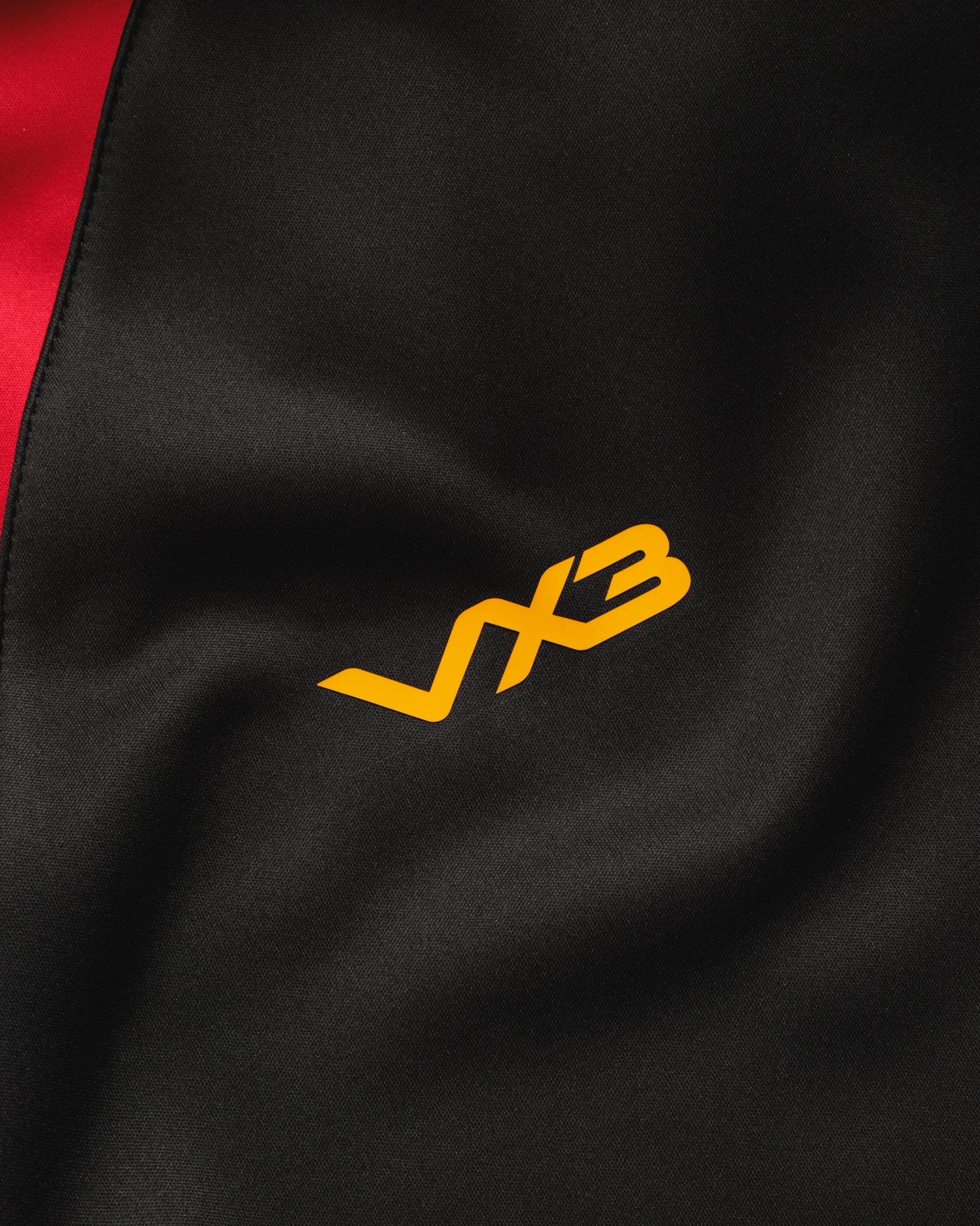 Vertex Hoodie -Black/Red/Amber