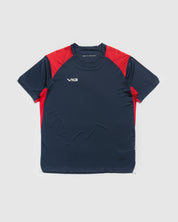 Vertex Youth Tee -Navy/Red/White