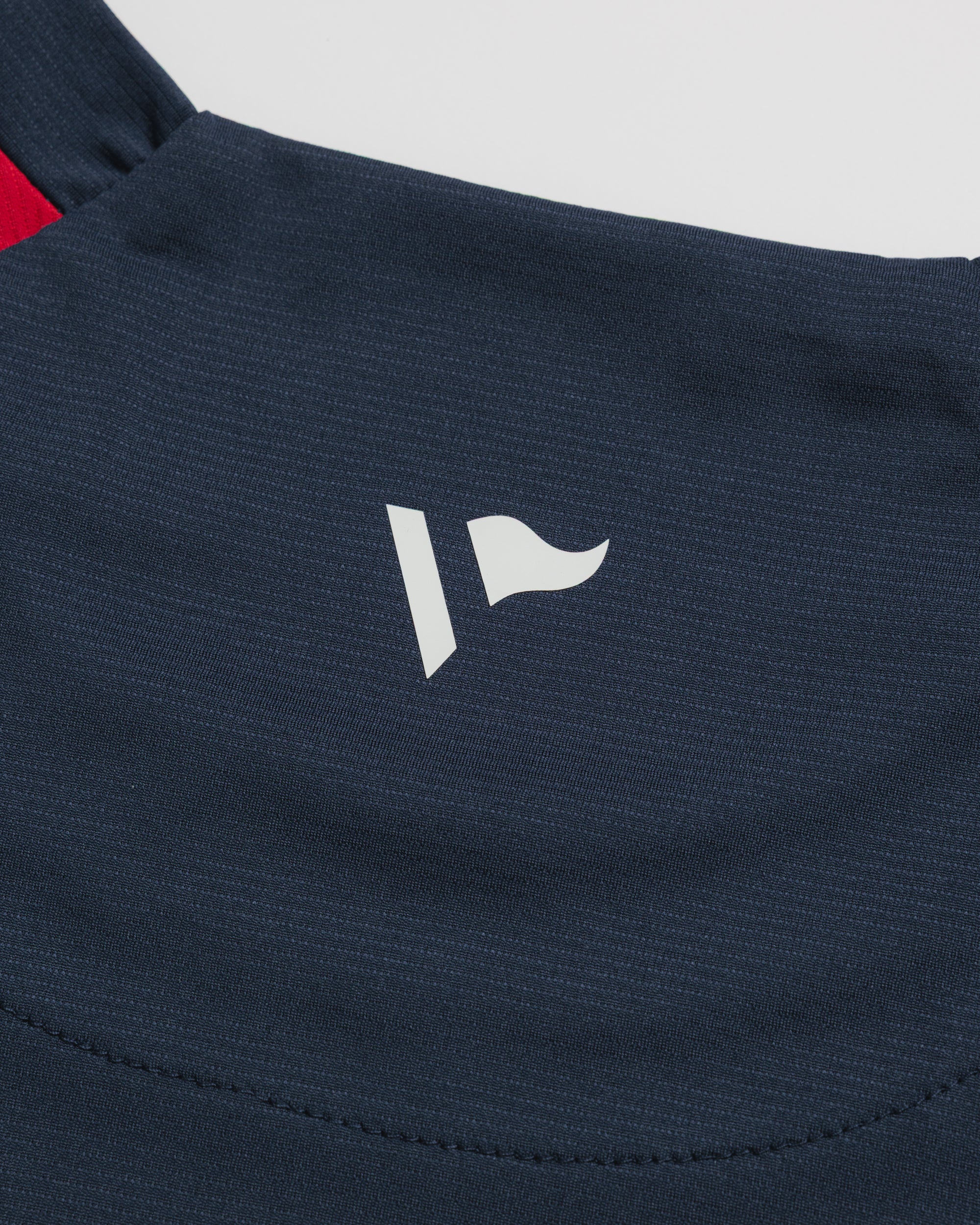 Vertex Youth Tee -Navy/Red/White