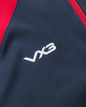 Vertex Quarter Zip -Navy/Red/White