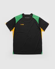 Vertex Tee -Black/Emerald/Amber